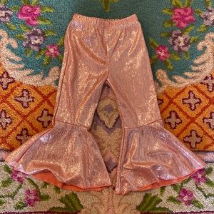 Glittery shimmer boutique bell bottoms